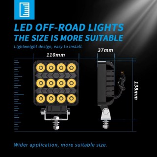 LED фар универсален 12V 24V